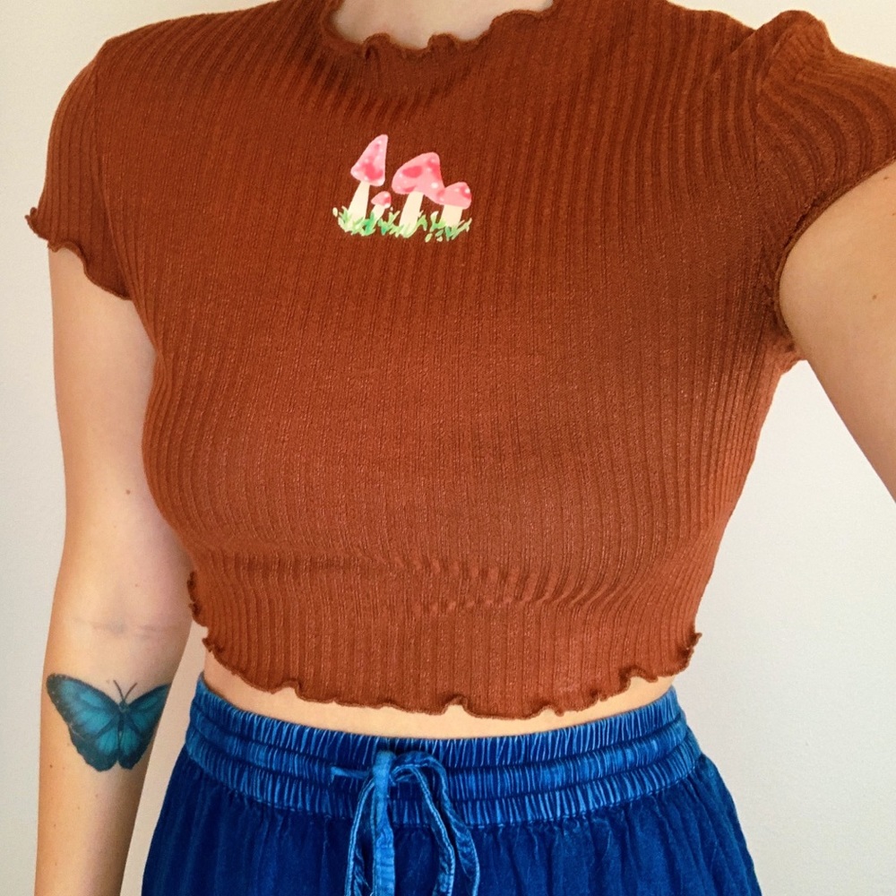Mushroom Crop Top